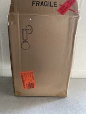 Uolfin 14.5 in H Transitional Globe Bathroom Wall Sconce 1-Light Industrial