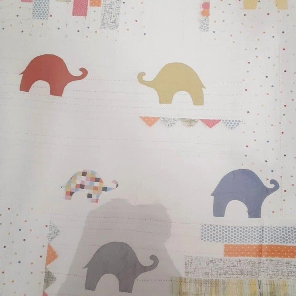 New Jen Kingwell WHAT COLOR IS AN ELEPHANT Kid's 46" Applique Quilt Pattern - Image 3 of 3