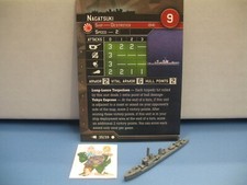Axis Allies War at Sea SET V Nagatsuki 35/39 with card