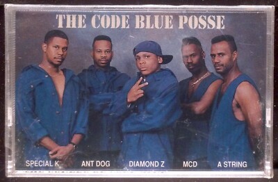 The Code Blue Posse - Sounds Of Code Blue CASSETTE GANGSTA RAP SEALED OOP