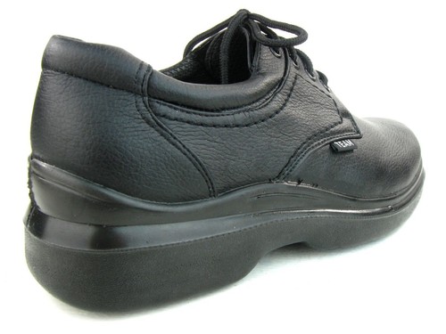 Men's Kitchen Non-slip Lace Up Working Skid Resistance Shoes Synthetic Black - Picture 4 of 8