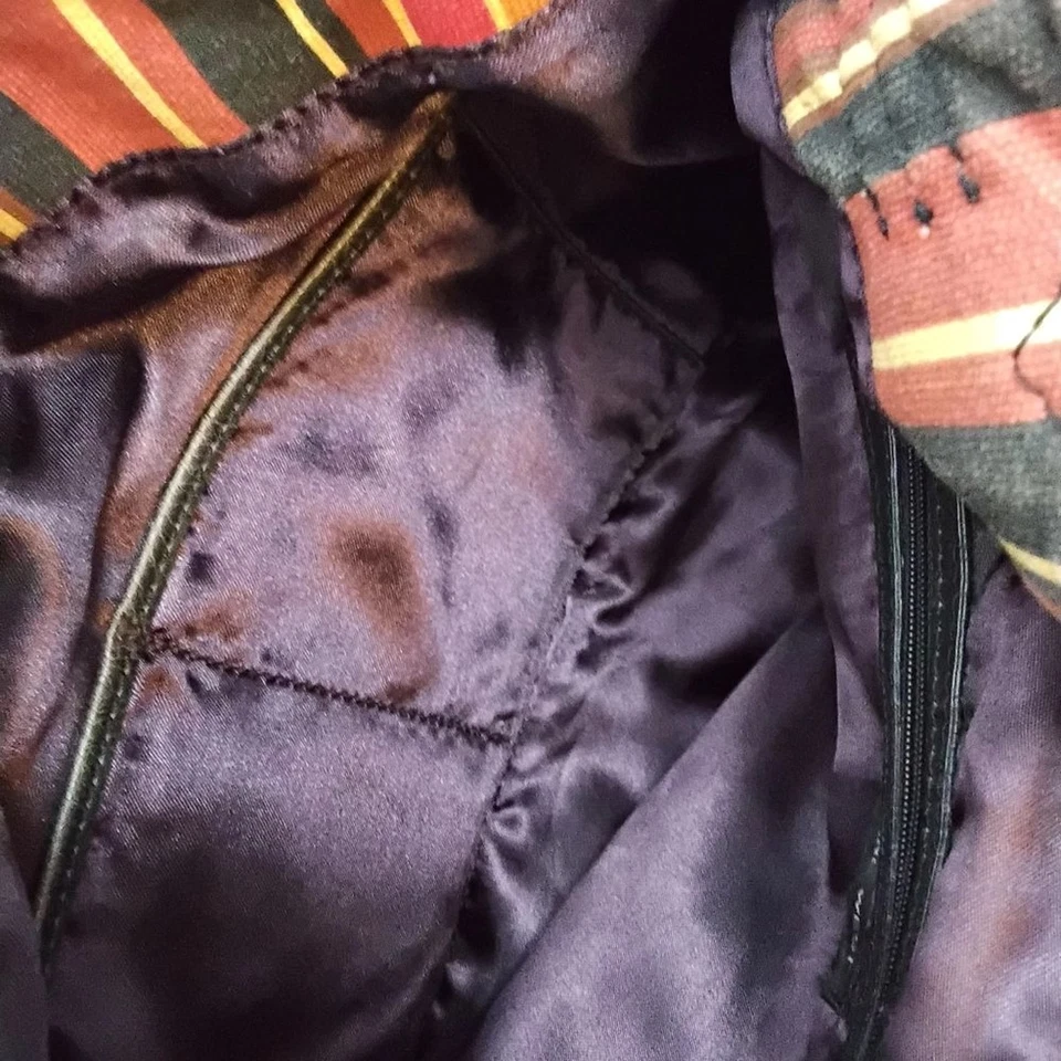 Bolso de Mano Nine West Rayas Multicolor Flores con Cuentas Foto 3 de 3