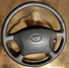 Toyota Land Cruiser 100 Series Lexus Lx470 Gray Steering Wheel Refurb Leather