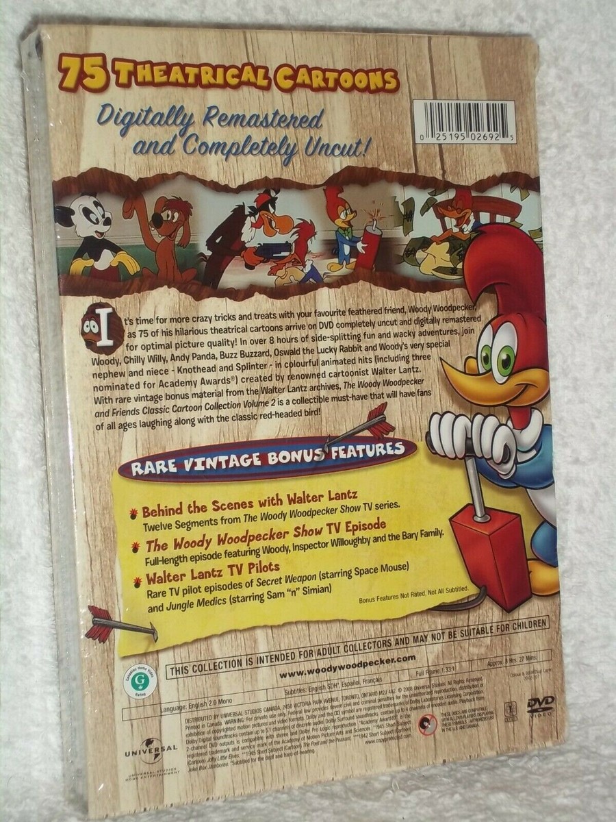 Woody Woodpecker & Friends Classic Cartoon Collection Vol. 2 (DVD