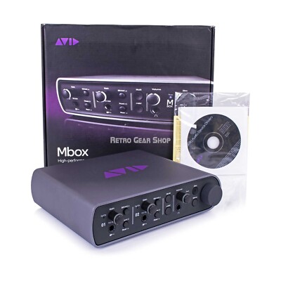 Avid MBOX Studio Audio Interface as-is read listing description