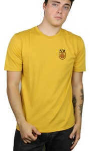 Brixton-x-Independent-Mens-Hedge-Premium-S-S-T-Shirt-Yellow-M-New