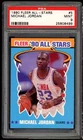 Michael Jordan Card 1990-91 Fleer All-Stars #5 PSA 9