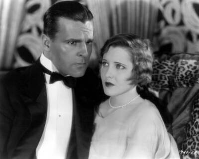 American actors Jean Arthur Neil Hamilton a tense moment film- 1931 Old Photo