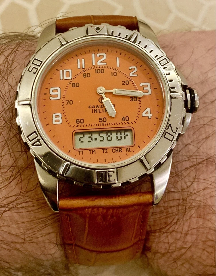 ✅ CANDINO Inline - Analog/Digital/Alarm - RARE Swiss Wristwatch ✅ - Image 2 of 4