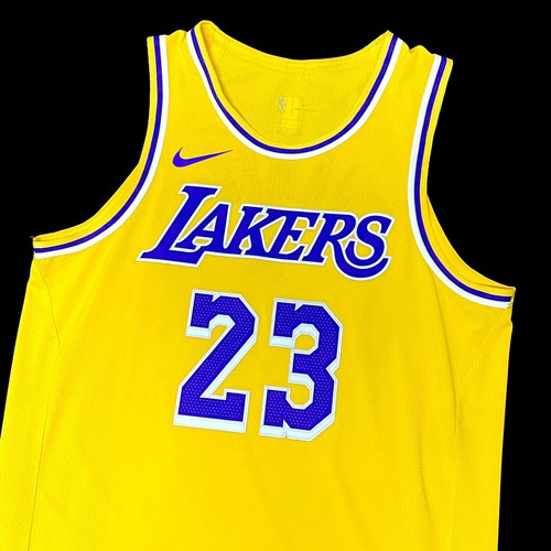 Authentique Nike Lebron James Lakers NBA Maillot Basketball Air Jordan Kobé - Photo 2 sur 12