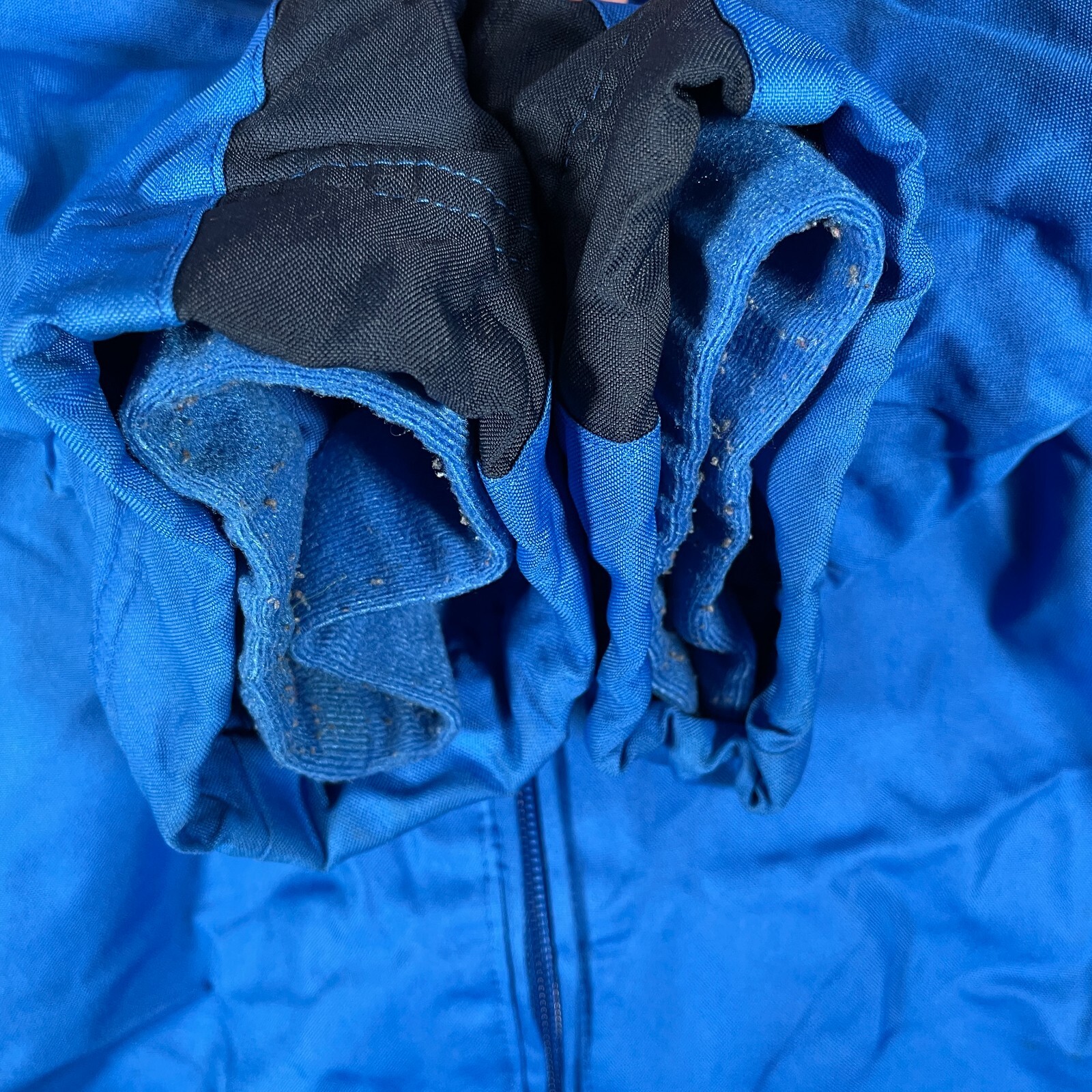 SACAI X NIKE Nike Giacca Uomo 36 38 Blu Bianco Swoosh Logo Pile Interno Imbottito Cappotto Casual