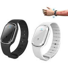 Eco-Friendly Ultrasonic Mosquito Repeller Bracelet, Insect Repellent Wrist Watch