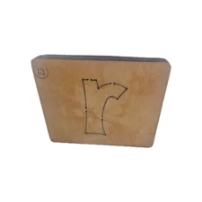 Accucut “Fun House R”  6"x 5"  Alphabet Die.