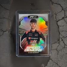 2025 Topps Chrome Formula 1 F1 RC Oliver Bearman Speed Demons