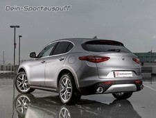 Ragazzon Duplex Racinganlage abKat Alfa Stelvio 2.0l Turbo je 129mm rund gerollt
