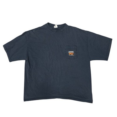 Vintage 90s Timberland Pro Pocket T Shirt Men's XL Navy 100