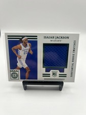 2021 Chronicles Green #ESS-IJ Isaiah Jackson Patch RC