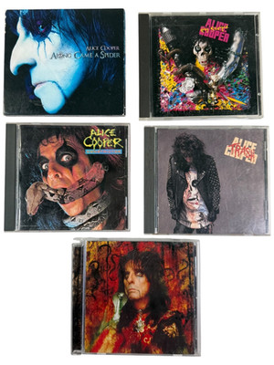 Alice Cooper 5 CD Hey Stupid Constrictor Along Came a Spider Dragon Town Trash