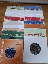 1960s Vinyl 7" Singles Job Lot x 20 Various Artists Vinyl Records