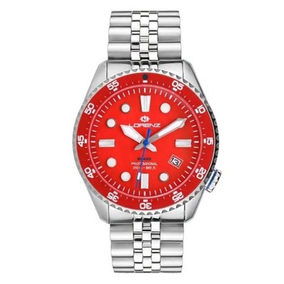 Lorenz Shark V 030255RD Profi Taucher Automatik Uhr bis 200m