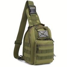 Sling Bag Chest Pack Crossbody Outdoor Sports Oxford purser Adjustable Strap