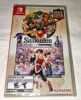 Nintendo Switch Suikoden ps 1 Suikoden I&II HD Remaster Gate Rune and Dunan Unification Wars for