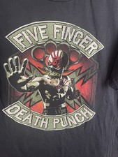 Five Finger Death Punch 2019 Tour T-Shirt Men s Size Adult XL Black