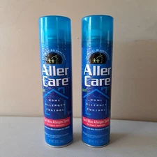 2-PACK AllerCare Dust Mite Allergen Spray for Carpet & Upholstery, 12oz Vtg NOS