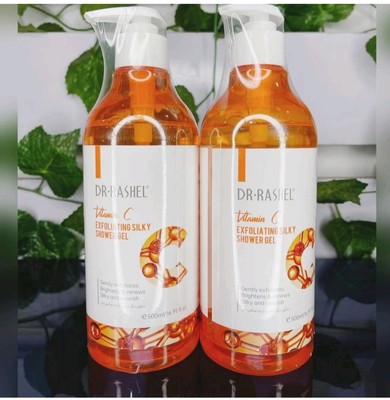 3 PCS Dr Rashel Vitamin C Exfoliation Shower Gel 500ml