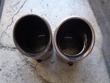 2009-2015 Honda Pilot Chrome Exhaust Finishers P/N 18310-SZA-A01 Set of 2 OEM