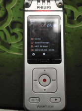Philips DVT4110 VoiceTracer Lecture Recorder Rechargeable Audio Recorder