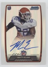 2013 Bowman Rookie Chrome Refractor Auto Matt Elam #RCRA-ME Auto 1u0