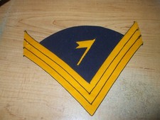 INSIGNE CHEVRON SERGENT GUIDON GUIDON GARDE DE L'ÉTAT US CAVALRY NEW YORK PÉRIODE 1880
