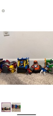 Paw Patrol Aqua Pup Rare Complete Set Of Pups And Vehicles