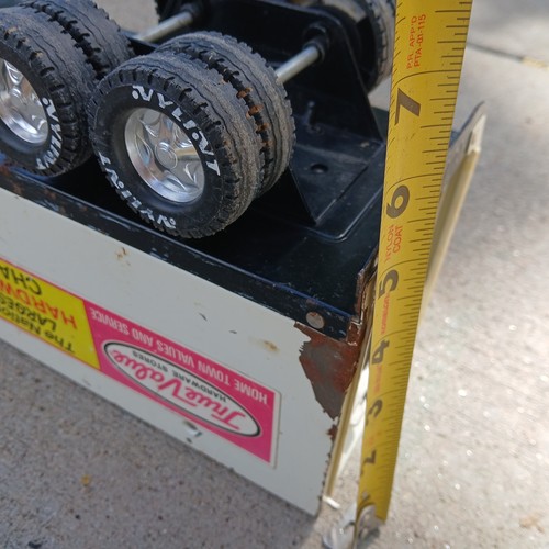 1970'S/80'S NYLINT Pressed Steel 18-Wheeler True Value Hardware (Trailer Only) - Picture 13 of 13