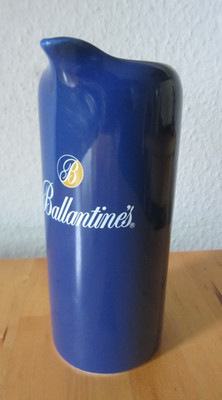 Ballantines Whisky /Wasser Karaffe Krug Pitcher blau selten rund