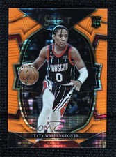 2022 Select Concourse FOTL Neon Orange Pulsar Prizm 10/15 TyTy Washington Jr hs9
