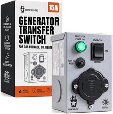 Generator Transfer Switch, 1 Single Circuit, 15A, Nema 3R
