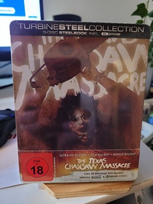 The Texas Chainsaw Massacre - Limited Steelbook Edition (4K Ultra HD) Neu/OVP