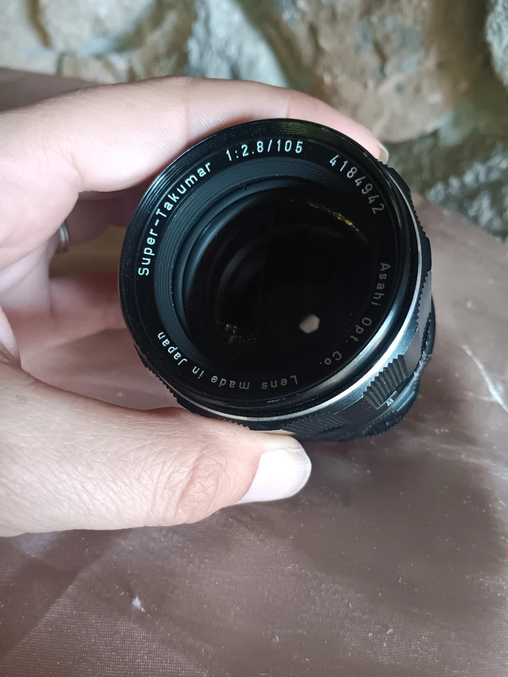 MUITO BOM PENTAX Super-Takumar 105mm F/2.8 para lente M42 Prime - Imagem 2 de 4