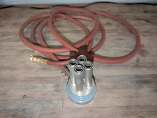 Carlisle 4 barrel Propane Bunsen Burner With ABR  Foot Pedal Assembly