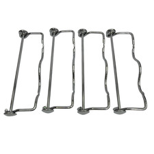 Lot of 4 Chrome Wall-Mounted Guest Towel Holders Approx 13 in