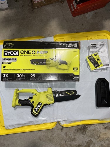 Ryobi PSBCW01B ONE+ HP 18V Brushless 8" Pruning Chainsaw Tool Only For Parts