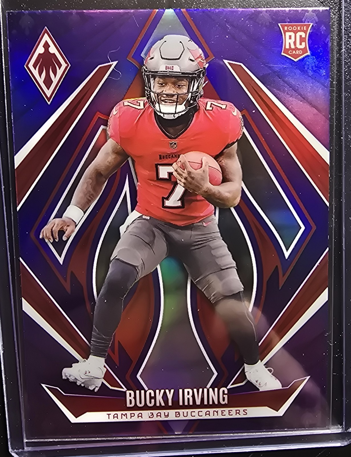 2024 Panini Phoenix - Rookies Bucky Irving #166 Purple Hyper (RC)