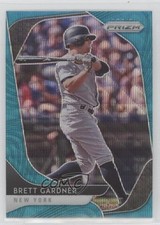 2020 Panini Prizm Tier II Teal Wave Prizm Brett Gardner #122 16d8