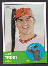 2012 TOPPS HERITAGE Complete Set w SP's Stickers NAP Flash Then & Now  TROUT RC