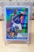 2018 Topps Silver Pack 1983 Topps Chrome Update Series Christian Yelich #139