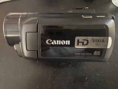 Canon VIXIA HG21 HD Camcorder 60GB HDD 12x Zoom AVCHD Tested Works