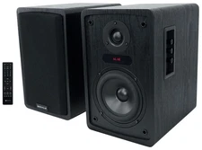 Rockville ELITE-5B 5.25" Powered Bookshelf Speakers Bluetooth Mic/Optical In