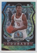 2020 Prizm Draft Picks Crusade Choice Blue Yellow & Green Onyeka Okongwu #85 rf2